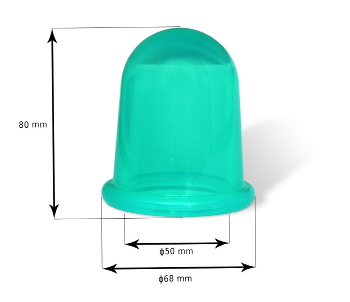 Silikonowa bańka na cellulit o średnicy 50 mm