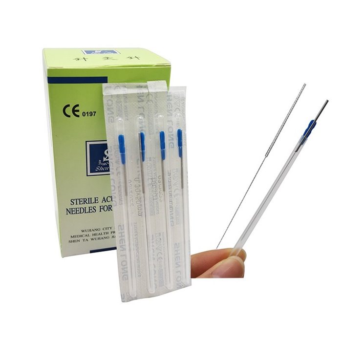 Krótkie igły do akupunktury (0,25 mm x 25 mm)