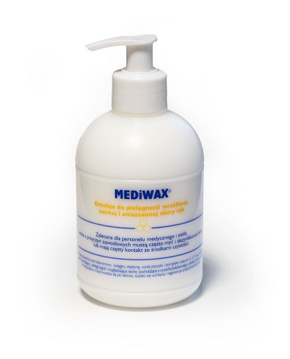 Emulsja do rąk Mediwax - 330 ml, z pompką