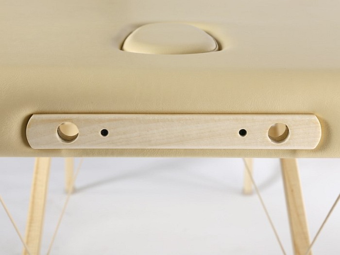 Drewniany Stół do Masażu - Aveno Life eSpirit (beżowy)