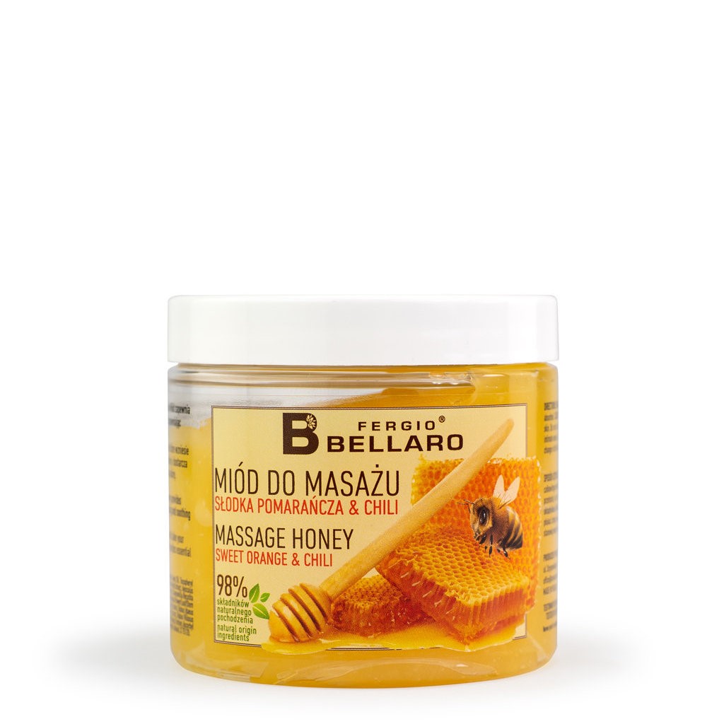 Miód do masażu Fergio Bellaro - Słodka Pomarańcza z Chili (160 ml)