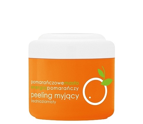 Myjący peeling z mikrogranulkami - pomarańczowy (200 ml)