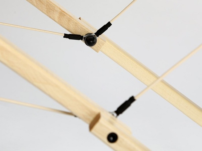 Drewniany Stół do Masażu - Aveno Life eSpirit (beżowy)