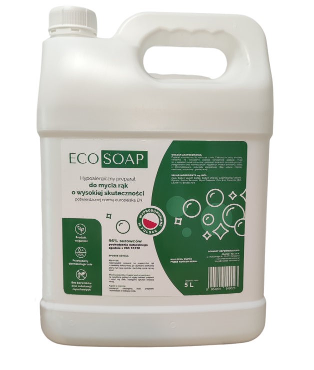 Hypoalergiczny preparat do mycia rąk - Medilab Eco Soap (5 litrów)
