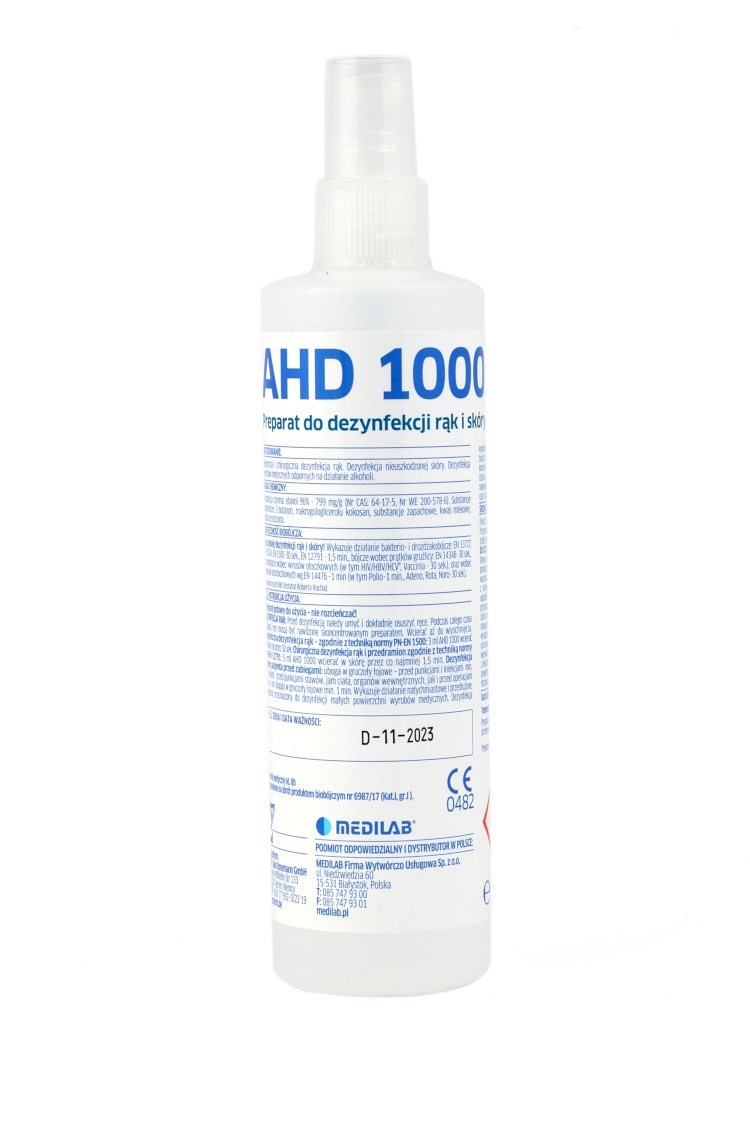 AHD 1000 (250ml) Płyn do dezynfekcji rąk i skóry