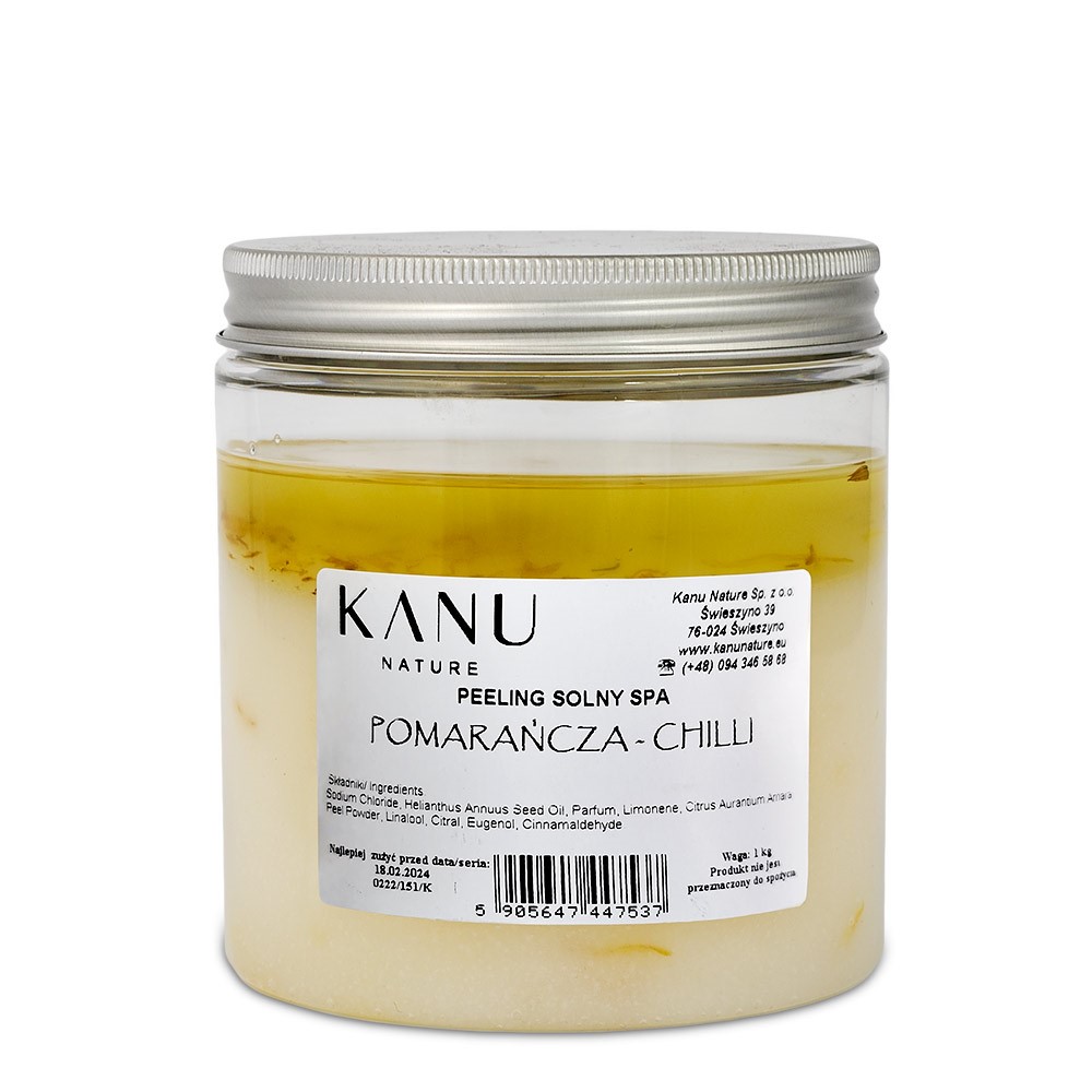 Peeling do ciała KANU - Pomarańcza-Chilli (1 kg) 
