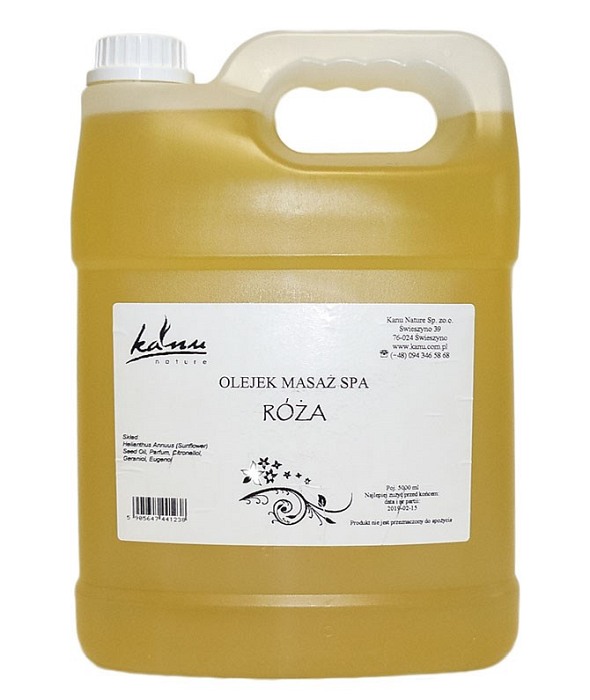 Olejek do masażu RÓŻA (5 litrów) - Kanu