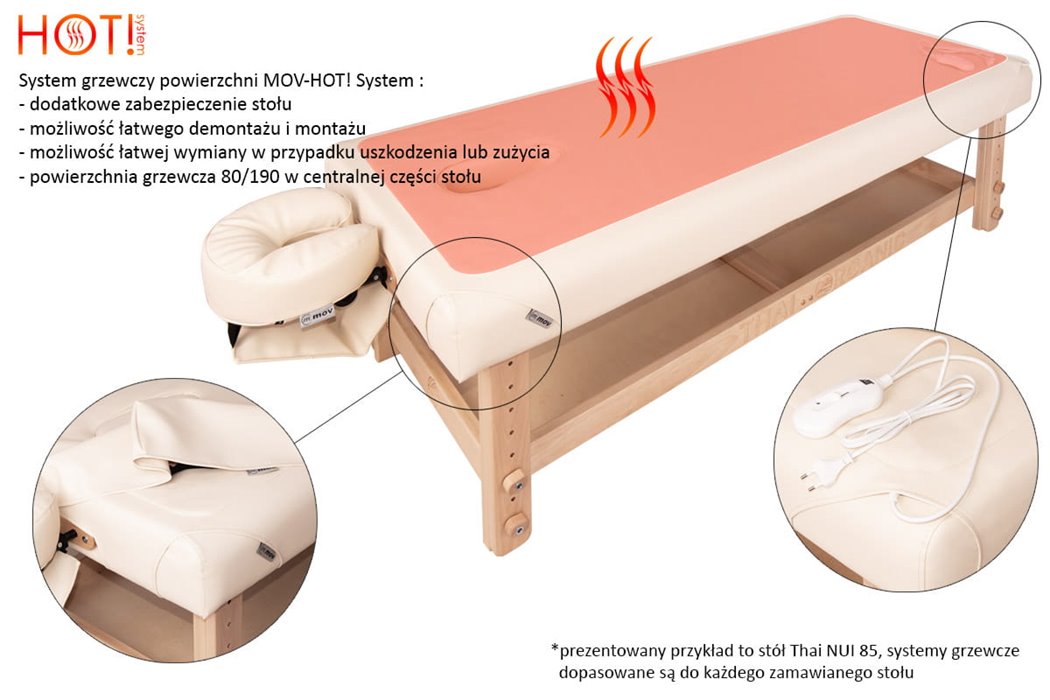 Stół do masażu MOV - Selene M HOT!