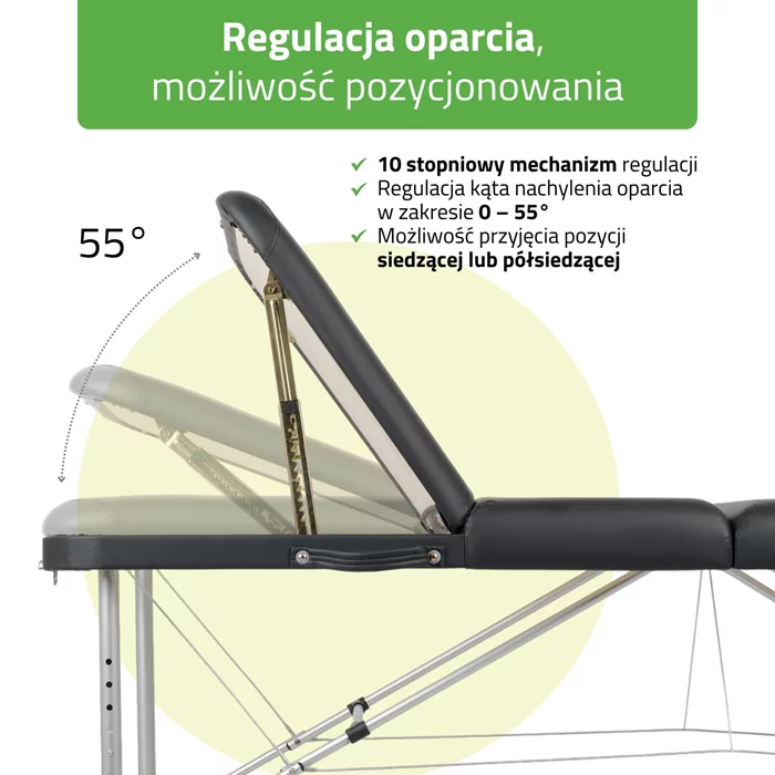 Stół Aveno Life - ADELE (70 cm) - czarny