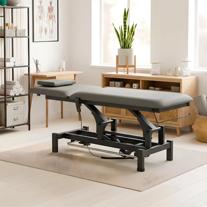 Stół FORTIS 2 (z ramą sterującą/szaro-czarny)