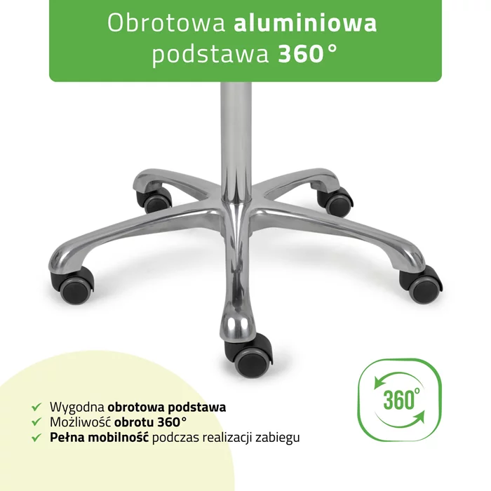 Taboret-siodło z oparciem - DIANA