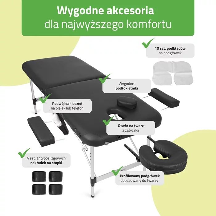 Stół do masażu Aveno-Life - NADIA (70 cm)