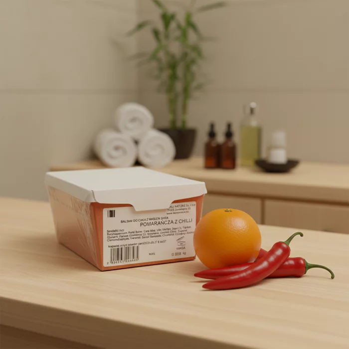 Masło do ciała POMARAŃCZA Z CHILI (800g)