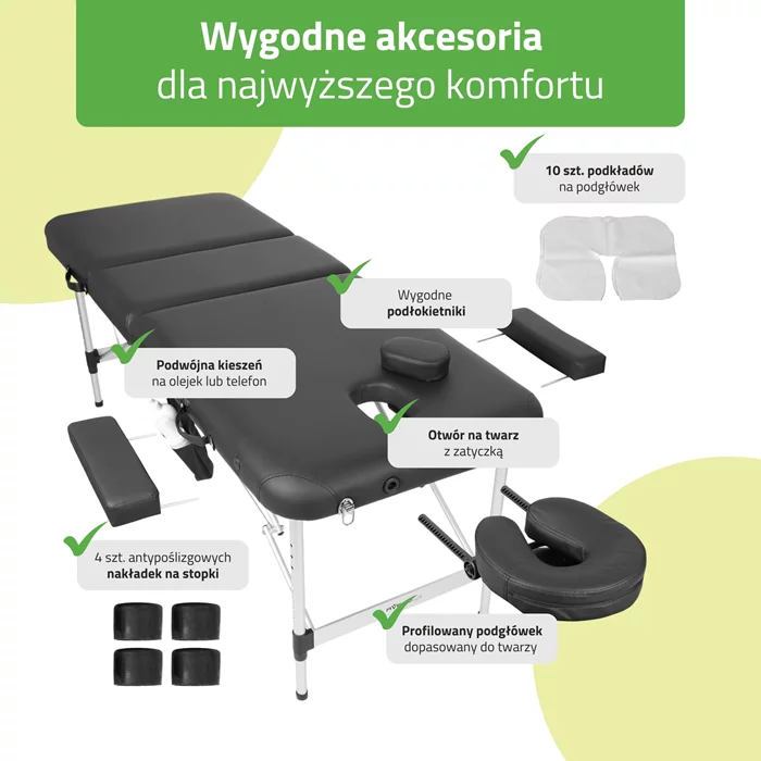 Stół Aveno Life - ADELE (60 cm) - czarny