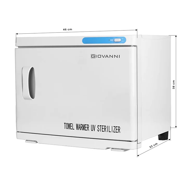 Prostokątny podgrzewacz z podanymi wymiarami