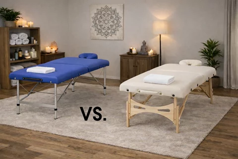 blog - Drewniany czy aluminiowy stół do masażu – co wybrać?