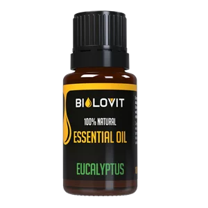 Buteleczka z ciemnego szkła, z czarną nakrętką