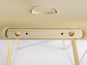 Drewniany Stół do Masażu - Aveno Life eSpirit (beżowy)