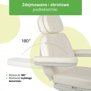 Fotel podgrzewany Luxoria PRO 5 - biały
