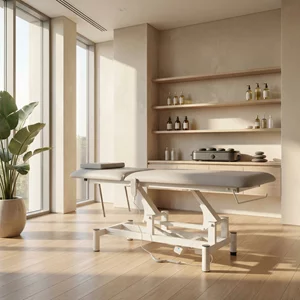 Stół rehabilitacyjny - OPTIMA (szaro-biały)