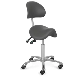 Taboret-siodło z oparciem - DIANA