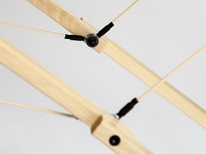 Drewniany Stół do Masażu - Aveno Life eSpirit (beżowy)