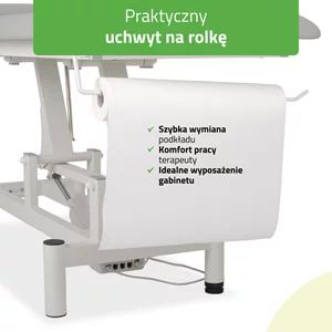Stół rehabilitacyjny - OPTIMA (szaro-biały)
