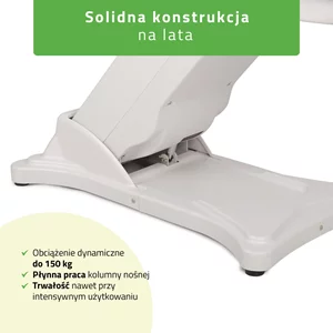 Fotel kosmetyczny Elara PRO 4 - fioletowy