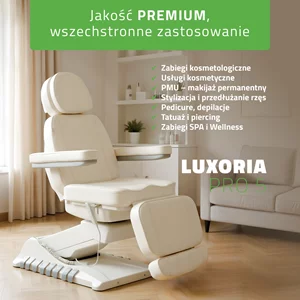 Fotel podgrzewany Luxoria PRO 5 - biały