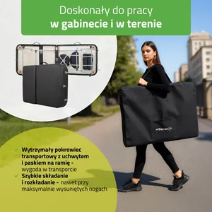 Stół Aveno Life - ADELE (60 cm) - czarny