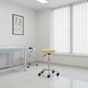 Taboret lekarski na kółkach - SILVA