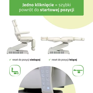 Fotel podgrzewany Luxoria PRO 5 - biały