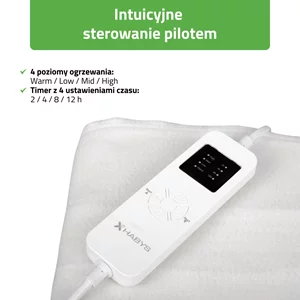 Mata grzewcza na stół do masażu (75 × 180 cm)