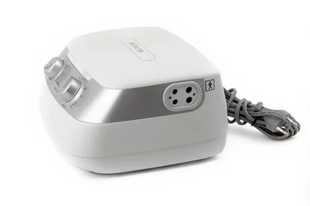 Szare urządzenie Wonjin Power Q1000 Plus - od boku