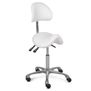 Taboret-siodło z oparciem - DIANA