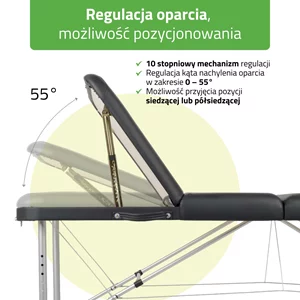 Stół Aveno Life - ADELE (60 cm) - czarny