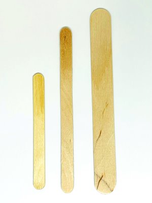 Szpatułki do wosku DŁUGIE MINI (100 sztuk)